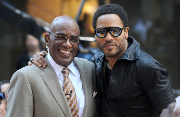 Al Roker and Lenny Kravitz