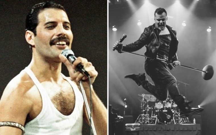 Freddie Mercury and Marc Matrel in Bohemian Rhapsody